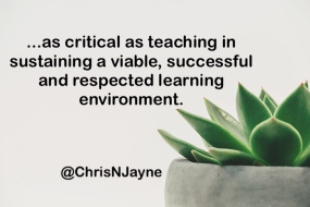 critical to the learning environment